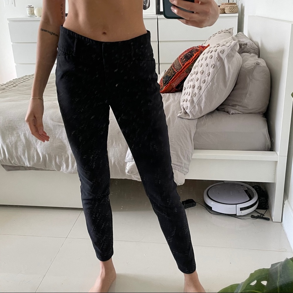 High-Waisted Black Dress Pants